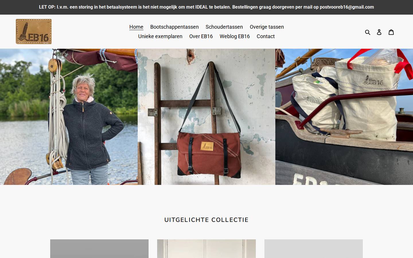 eb16.nl homepage screenshot