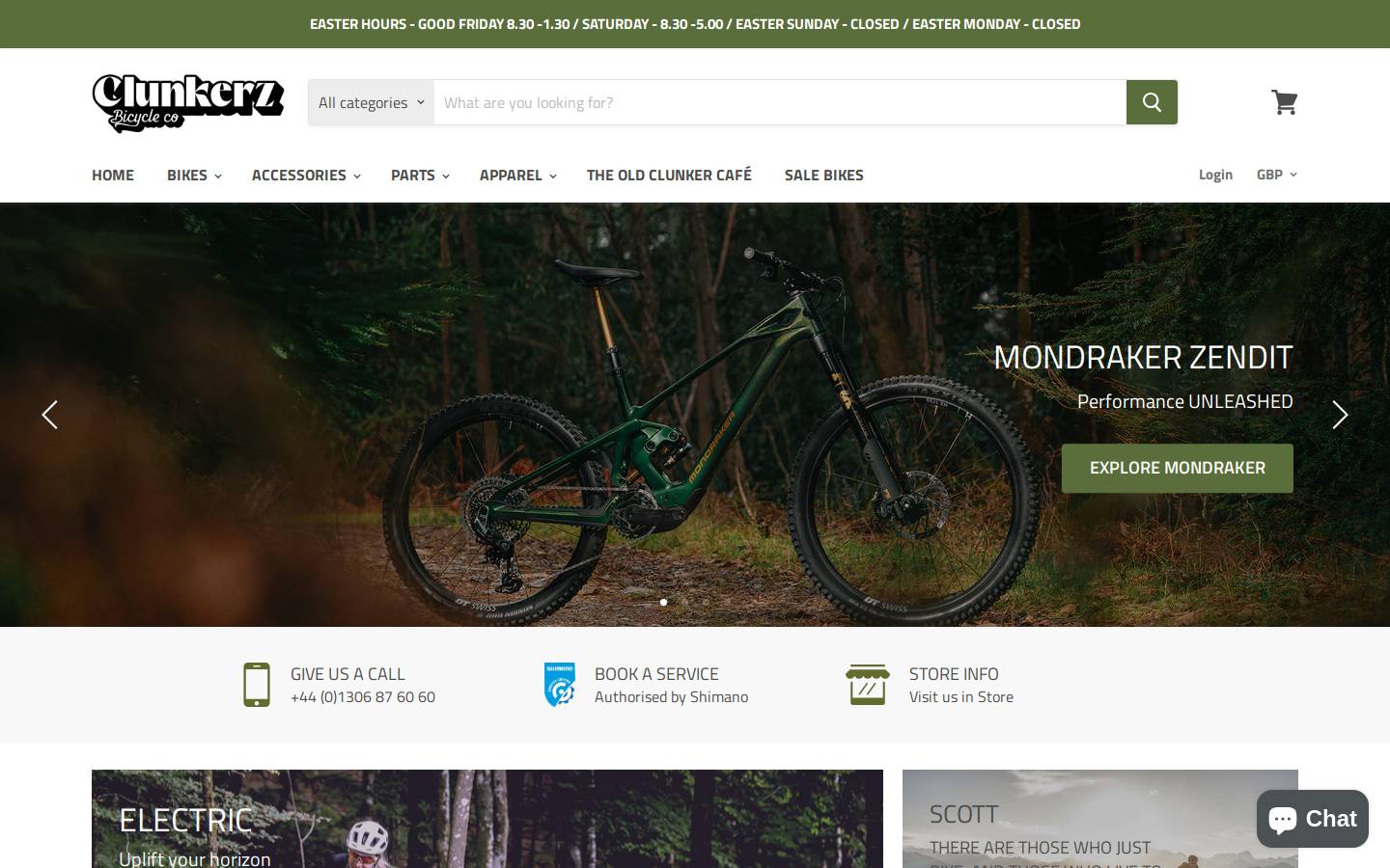 ebikesdirectuk.com homepage screenshot