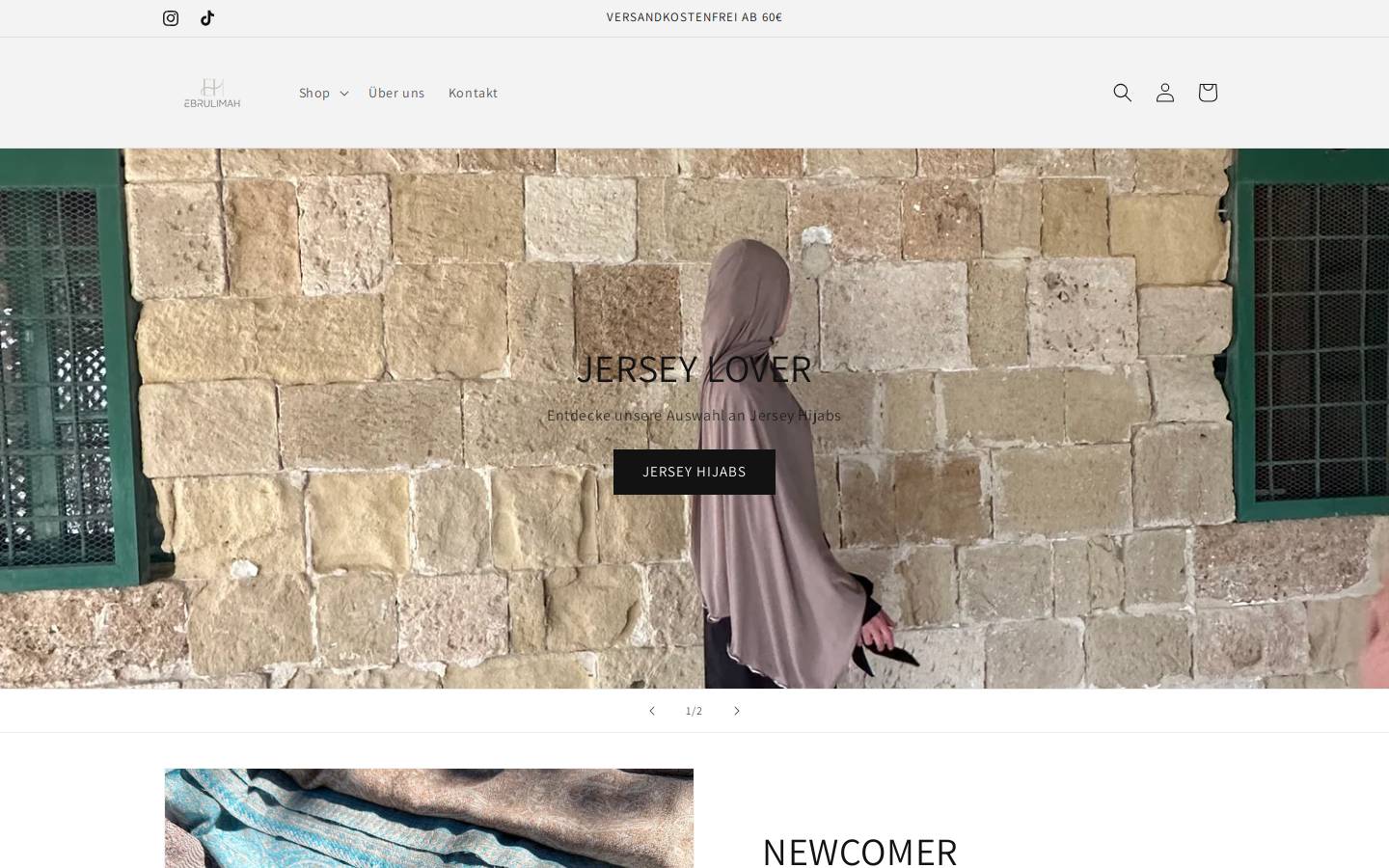 ebrulimah.com homepage screenshot