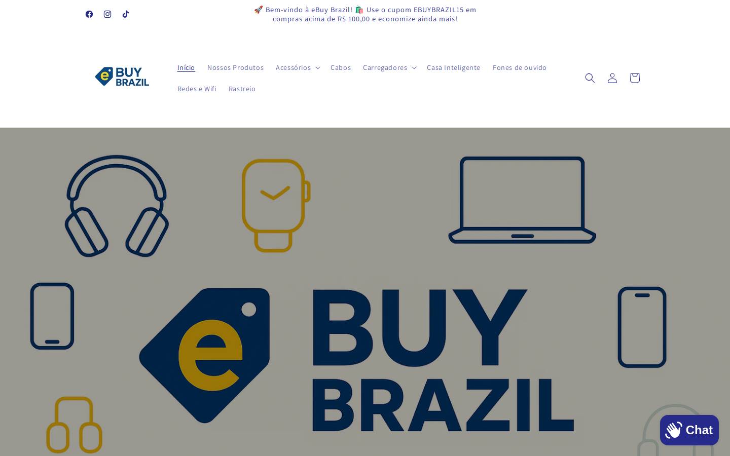 ebuybrazil.com homepage screenshot