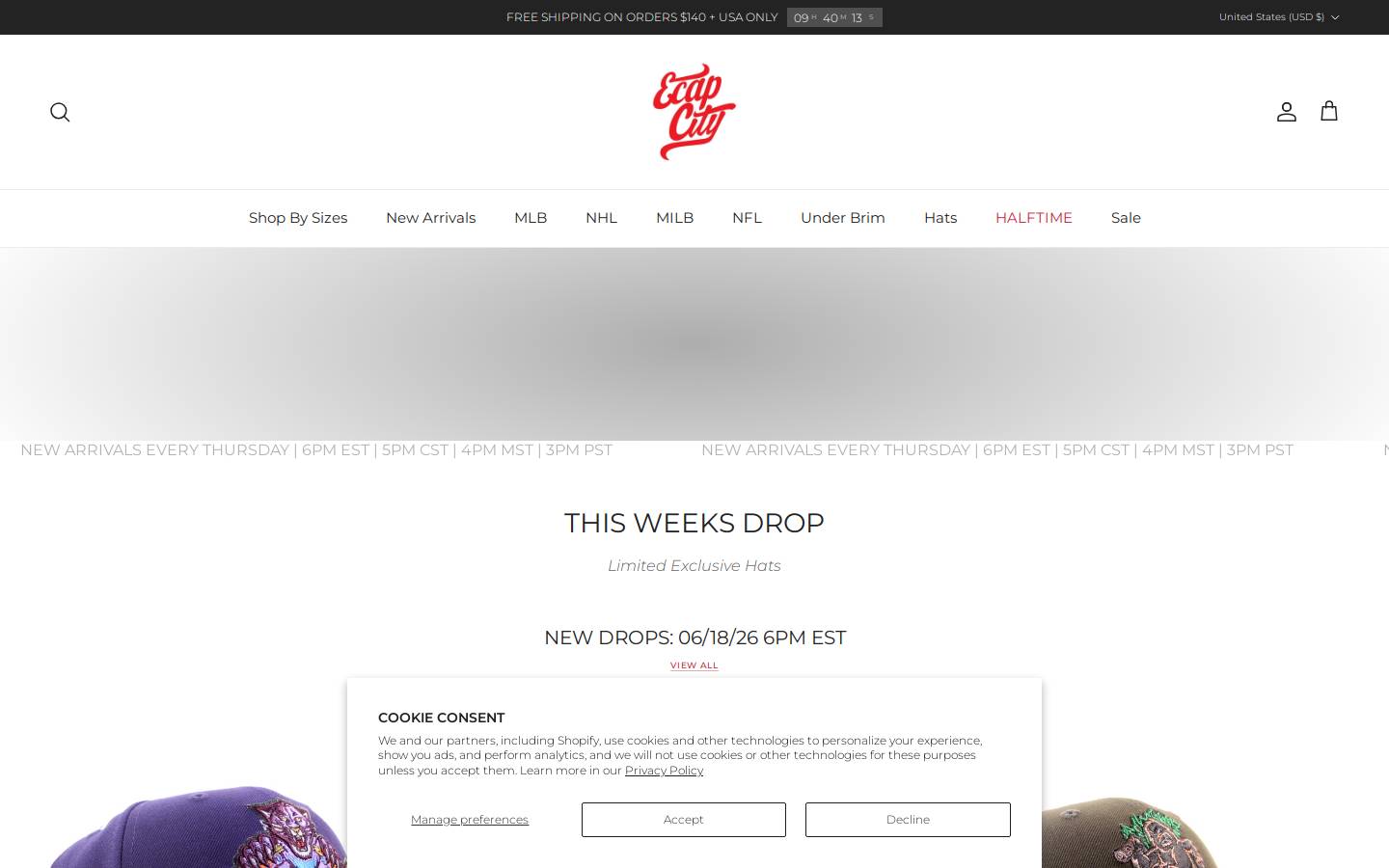 ECapCity homepage screenshot