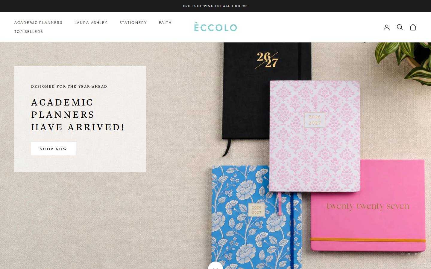 eccolo.com homepage screenshot
