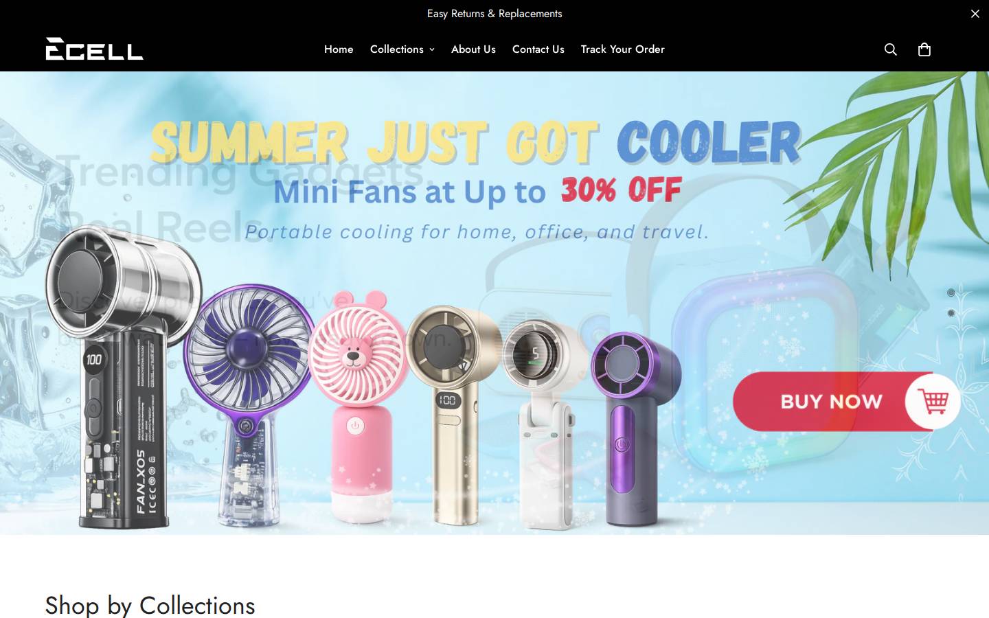 ecellstreet.in homepage screenshot