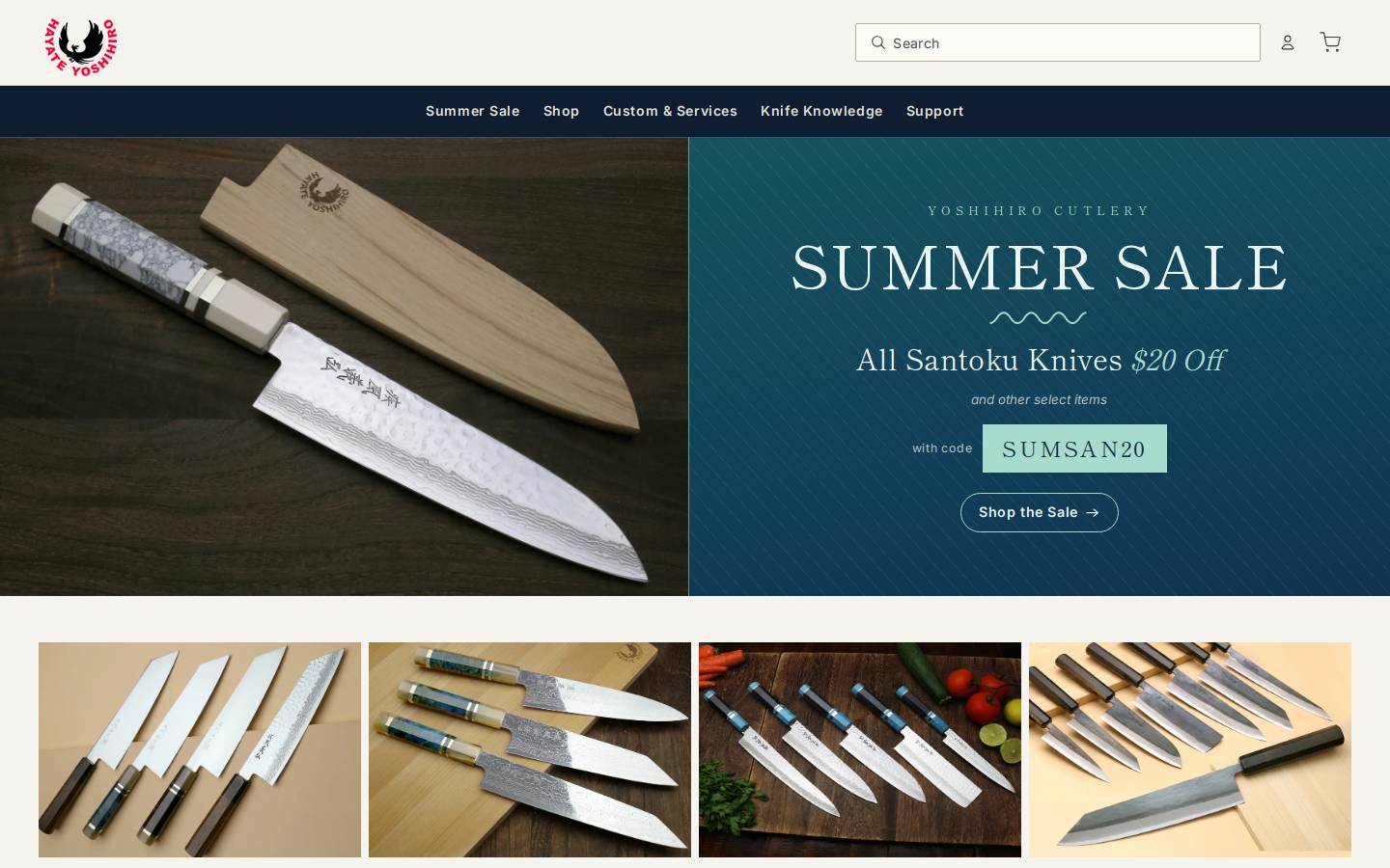 echefknife.com homepage screenshot