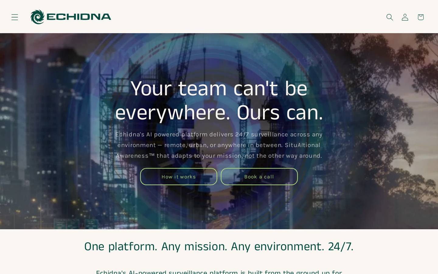 echidnacams.com homepage screenshot