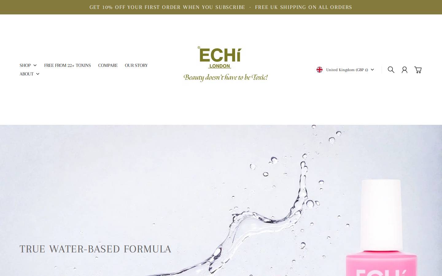 echilondon.com homepage screenshot