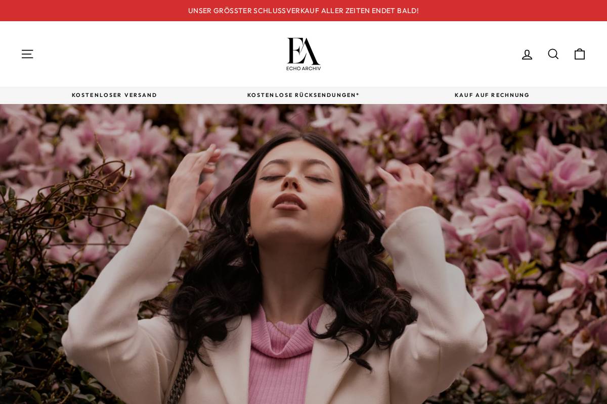 Echoarchiv homepage screenshot