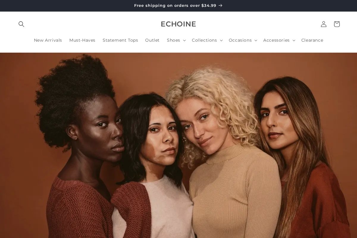 Echoine homepage screenshot