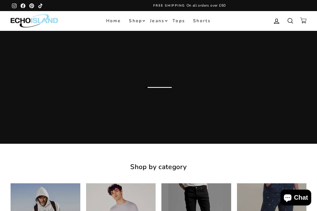 echoisland.co.uk homepage screenshot