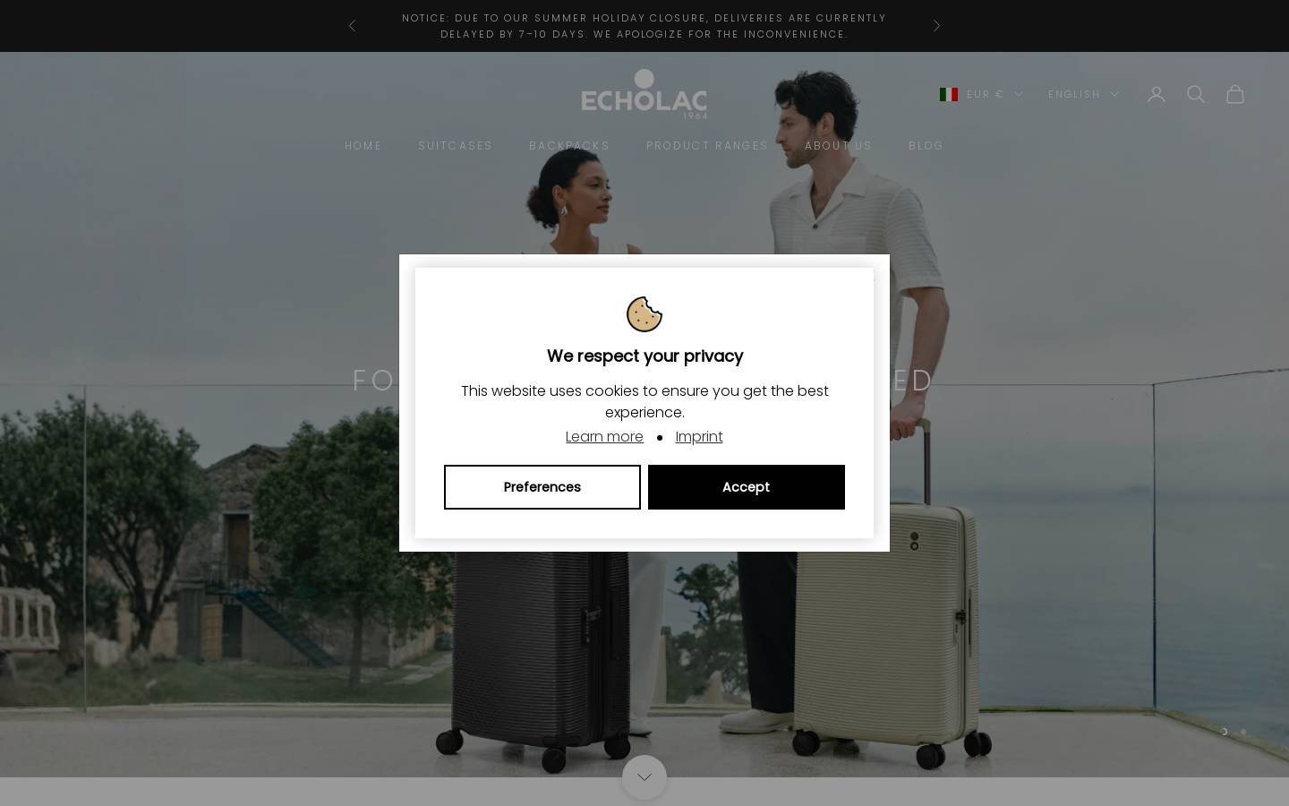 echolac.eu homepage screenshot
