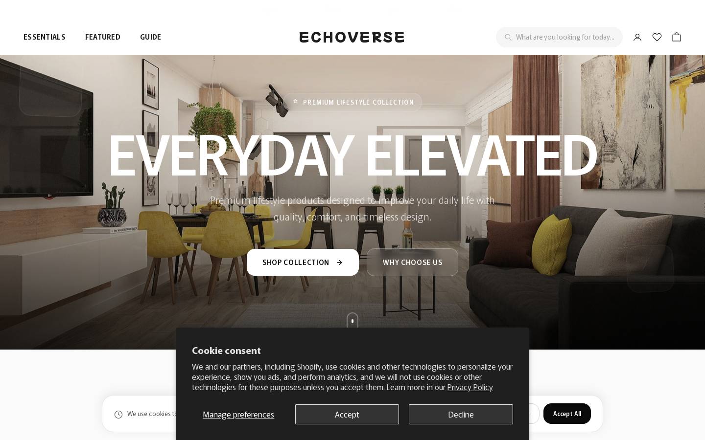 echoverse.global homepage screenshot