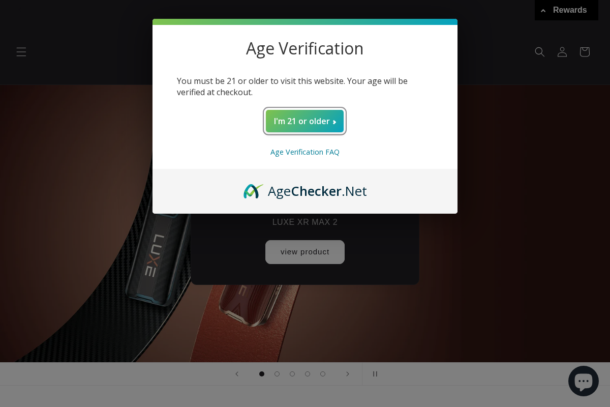 E-CIG 101 homepage screenshot