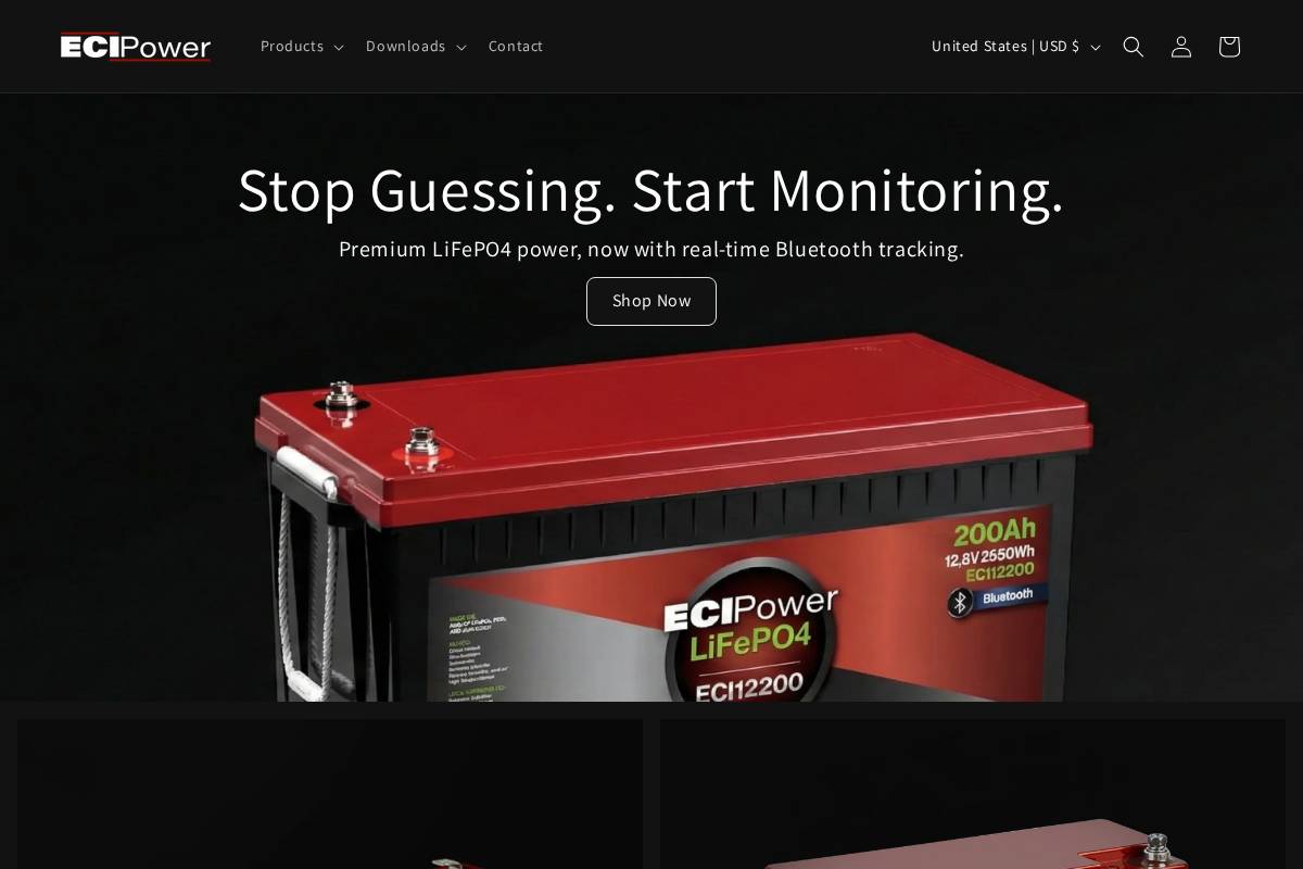 ecipower.us homepage screenshot