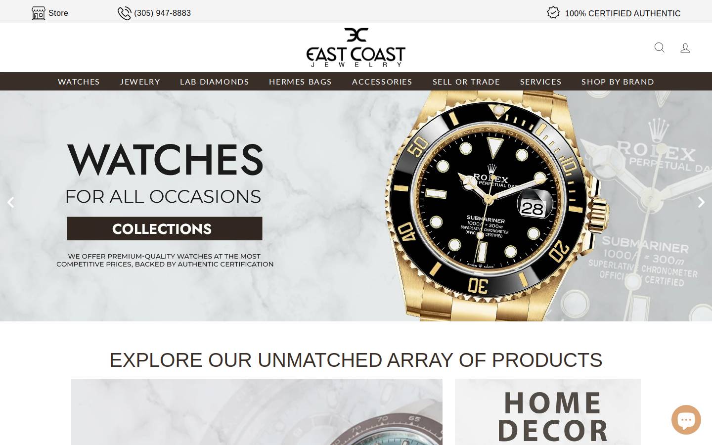ecjmiami.com homepage screenshot
