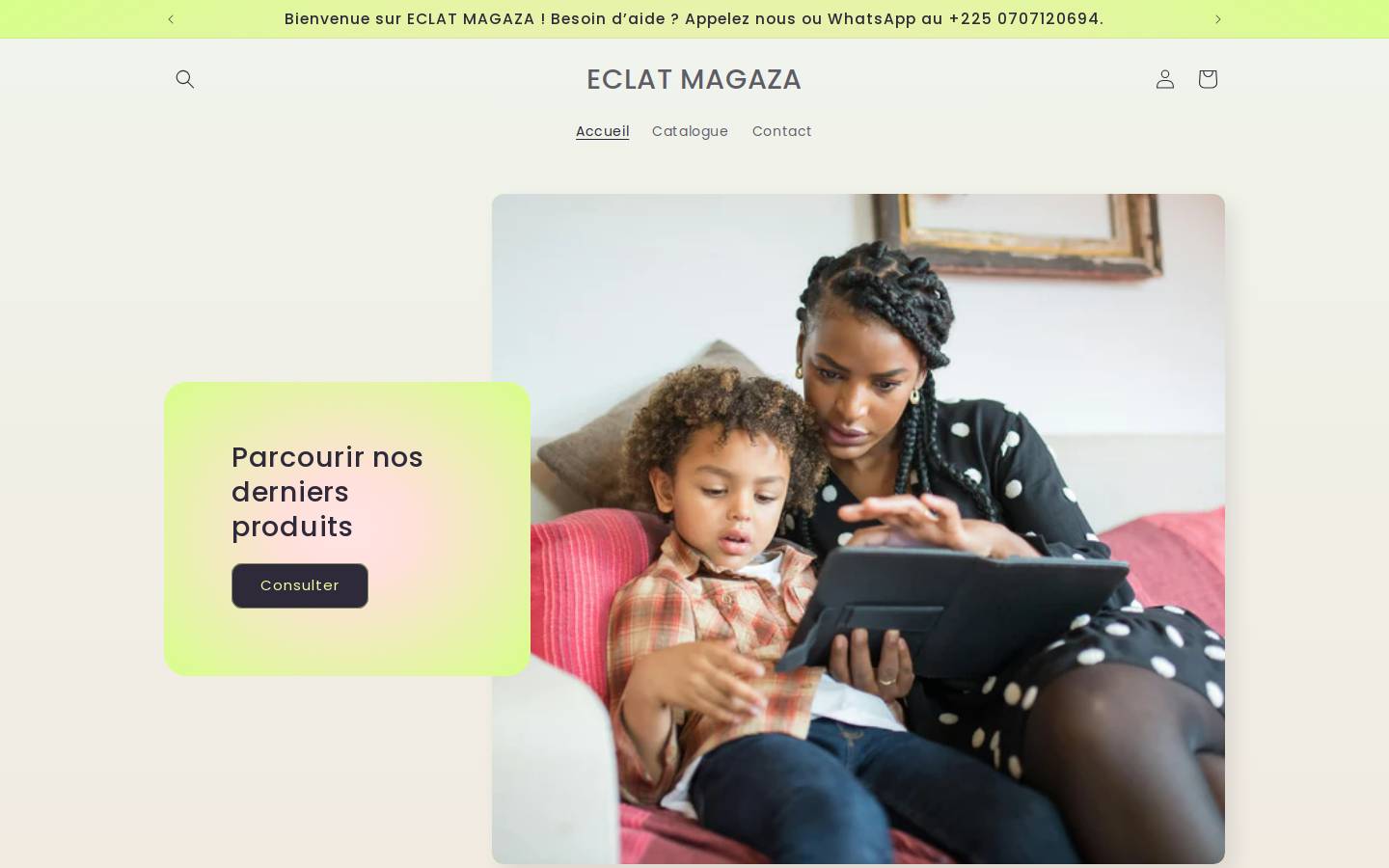 eclatmagaza.com homepage screenshot
