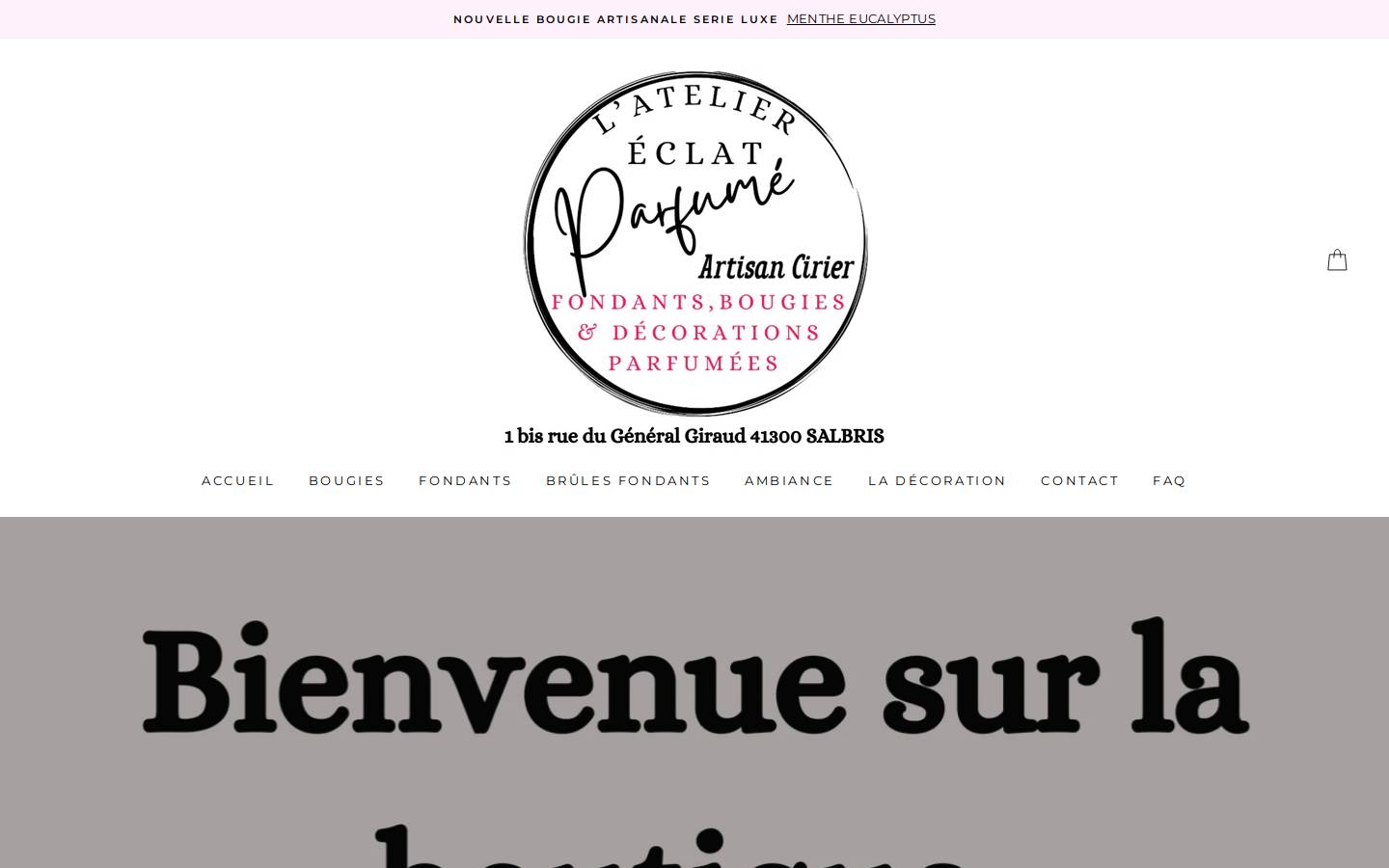 eclatparfume.com homepage screenshot