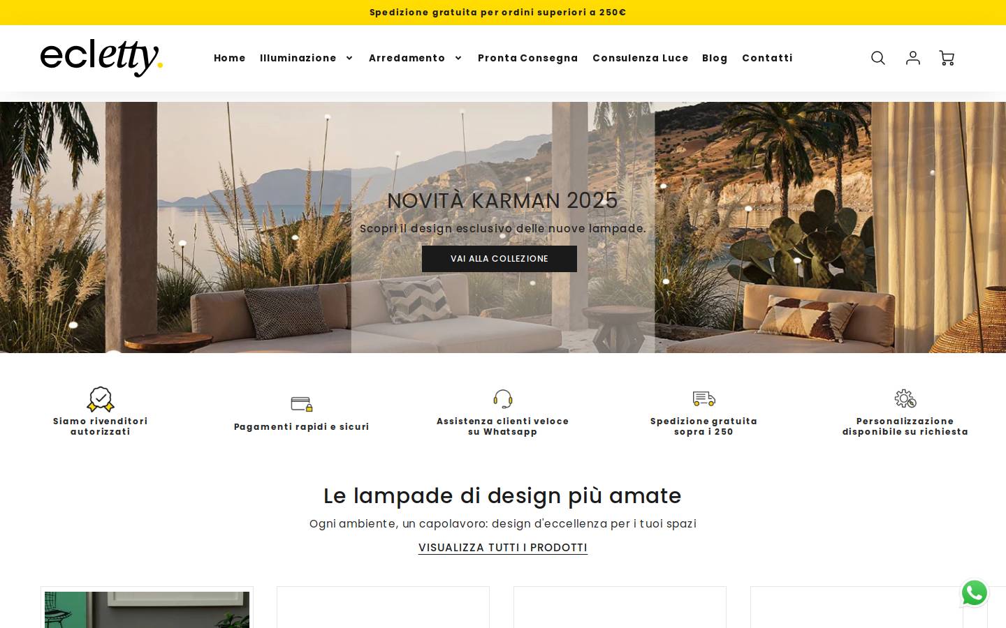 Ecletty homepage screenshot