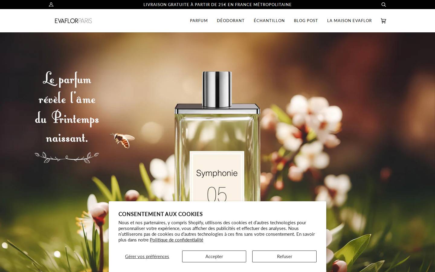eclipseparfums.com homepage screenshot