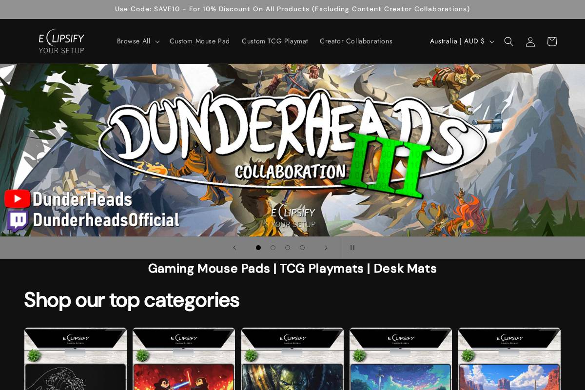 eclipsifydesigns.com homepage screenshot