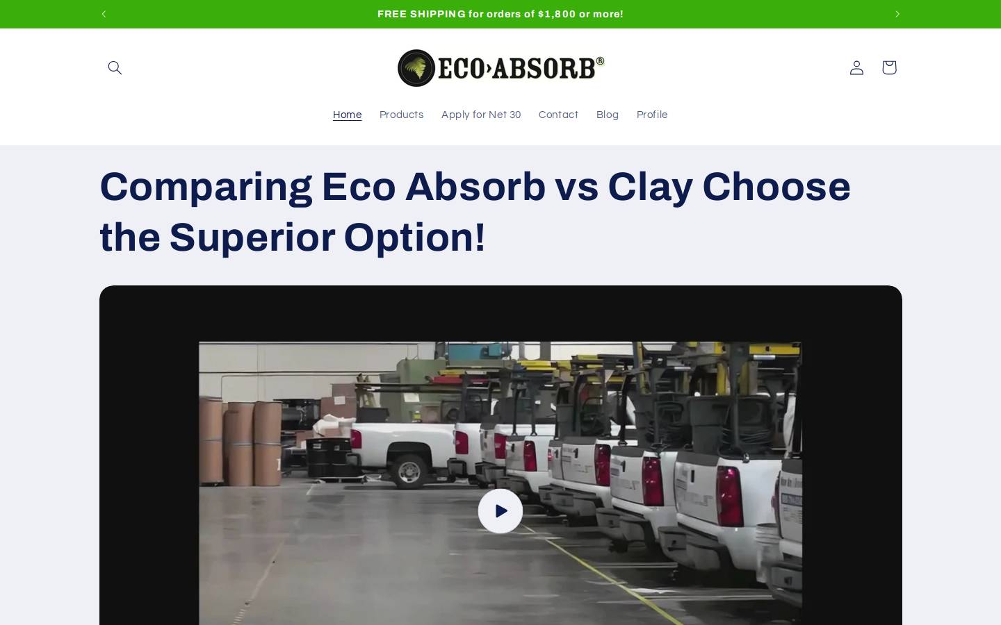 eco-absorb.shop homepage screenshot