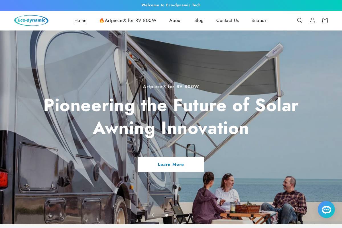 eco-dynamic.tech homepage screenshot