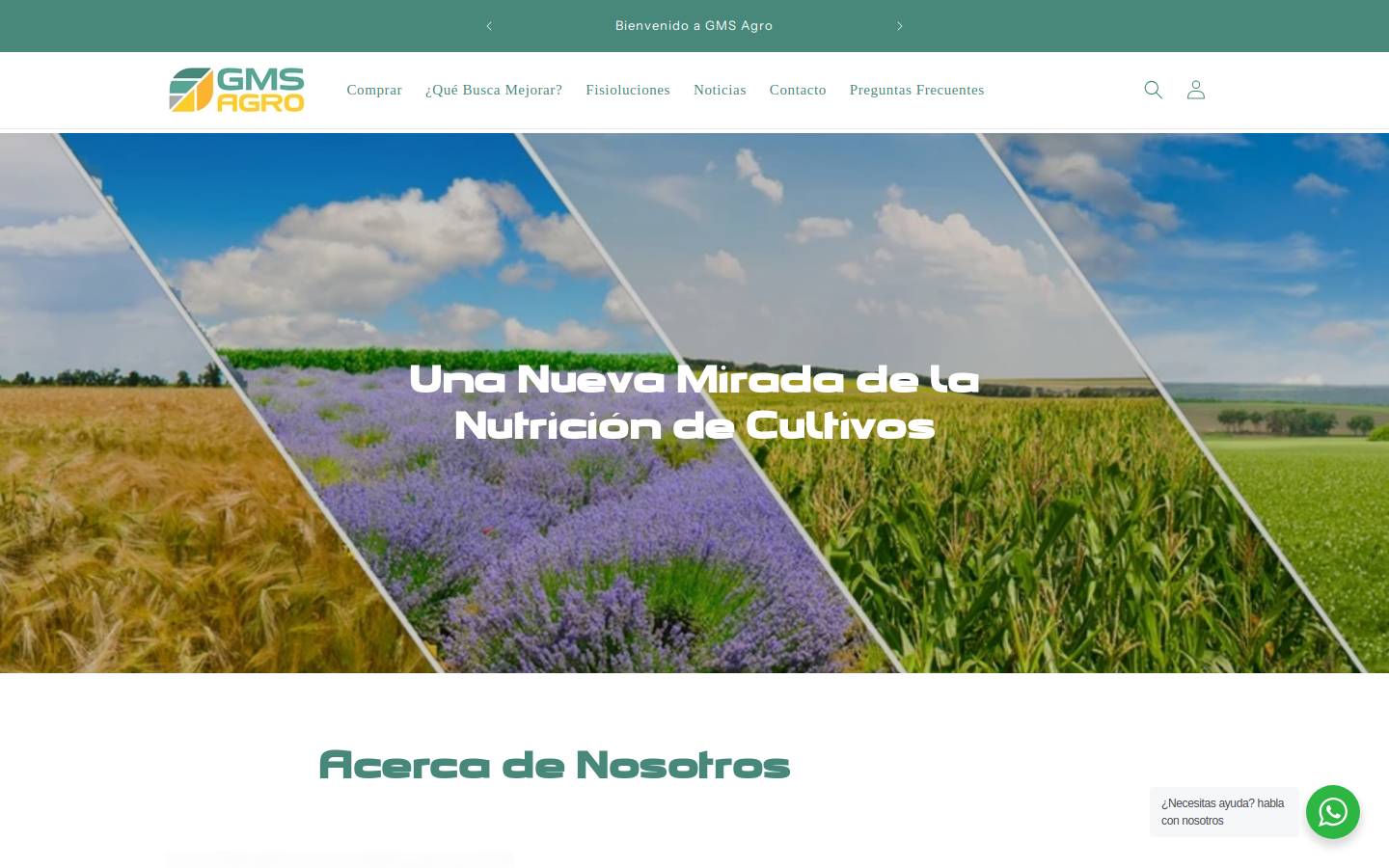 ecoagrochile.com homepage screenshot