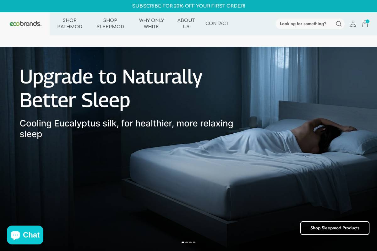 ecobrands.us homepage screenshot