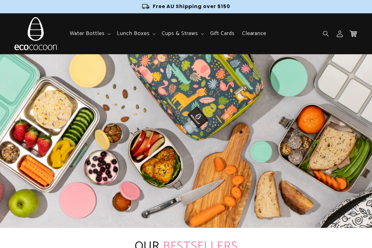 Ecococoon ™ homepage screenshot