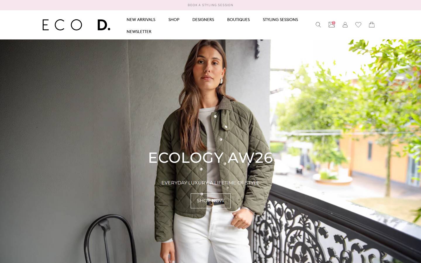 ecod.com.au homepage screenshot