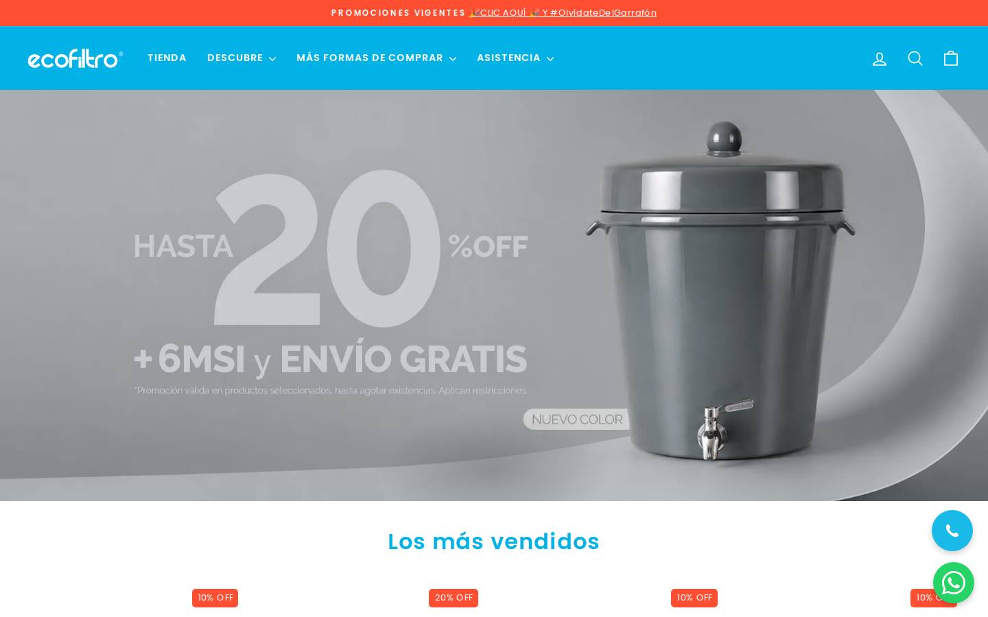 ecofiltro.mx homepage screenshot