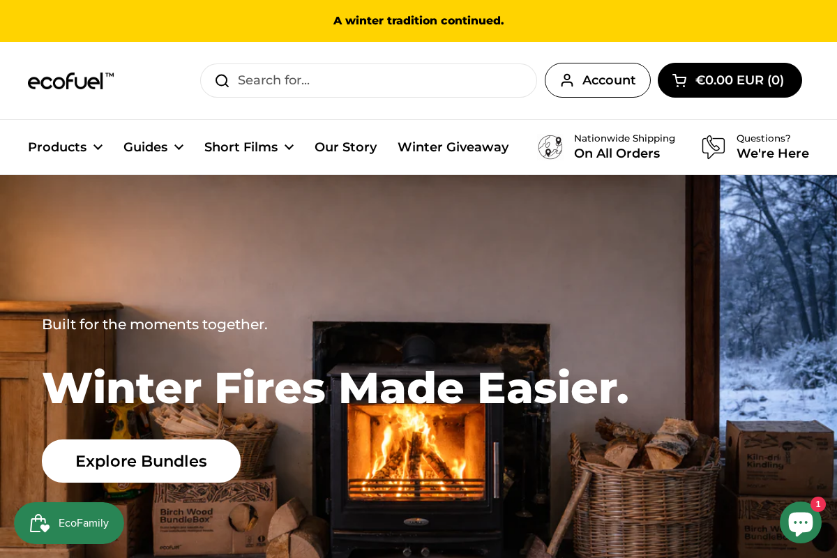 ECOFUEL™ homepage screenshot