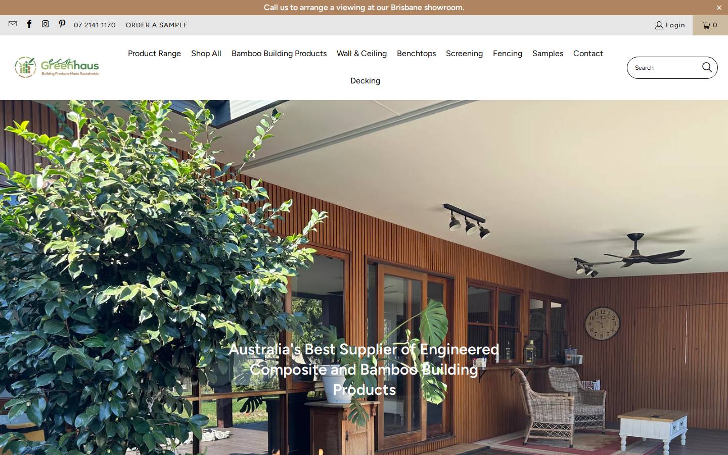 ecogreenhaus.com homepage screenshot