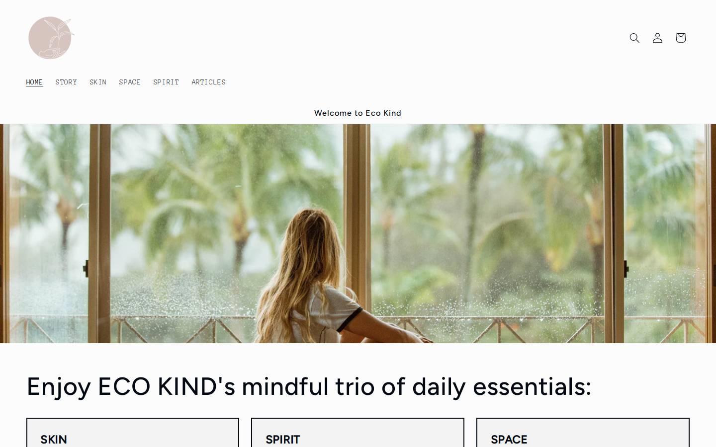 ecokind.com.au homepage screenshot
