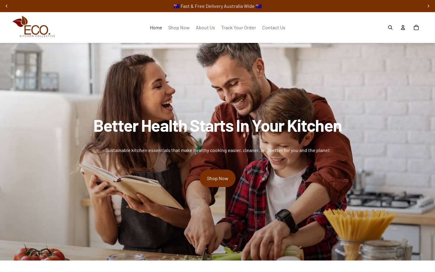 ecokitchencollective.com homepage screenshot