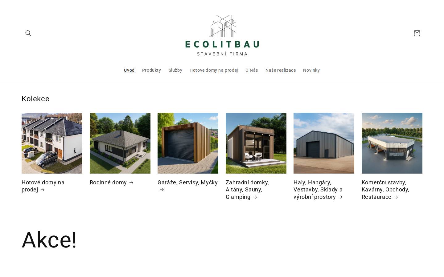 ecolitbau.com homepage screenshot