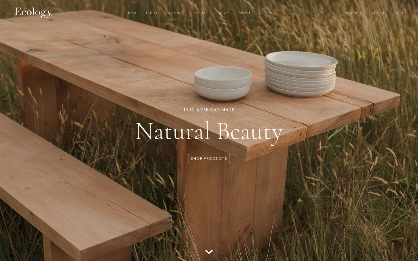 ecology-usa.com homepage screenshot