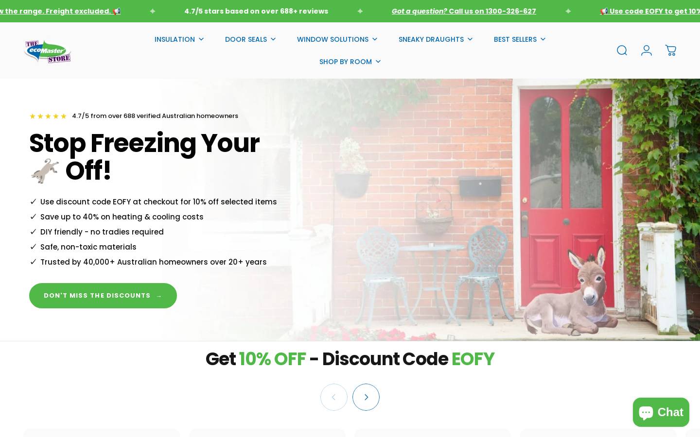 ecomasterstore.com.au homepage screenshot