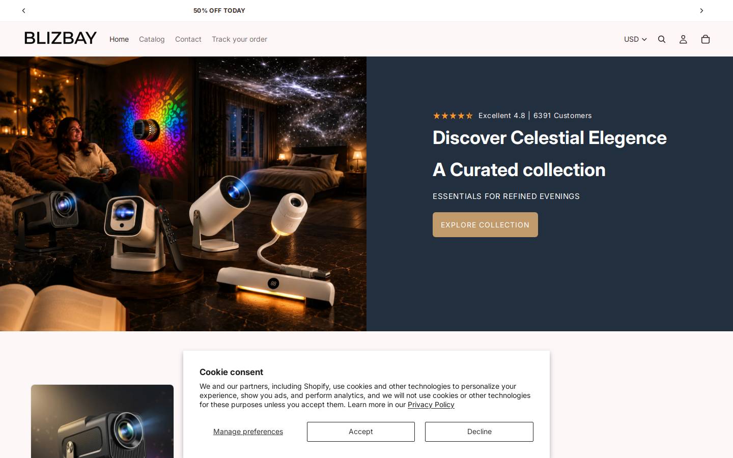 ecombliz.co homepage screenshot