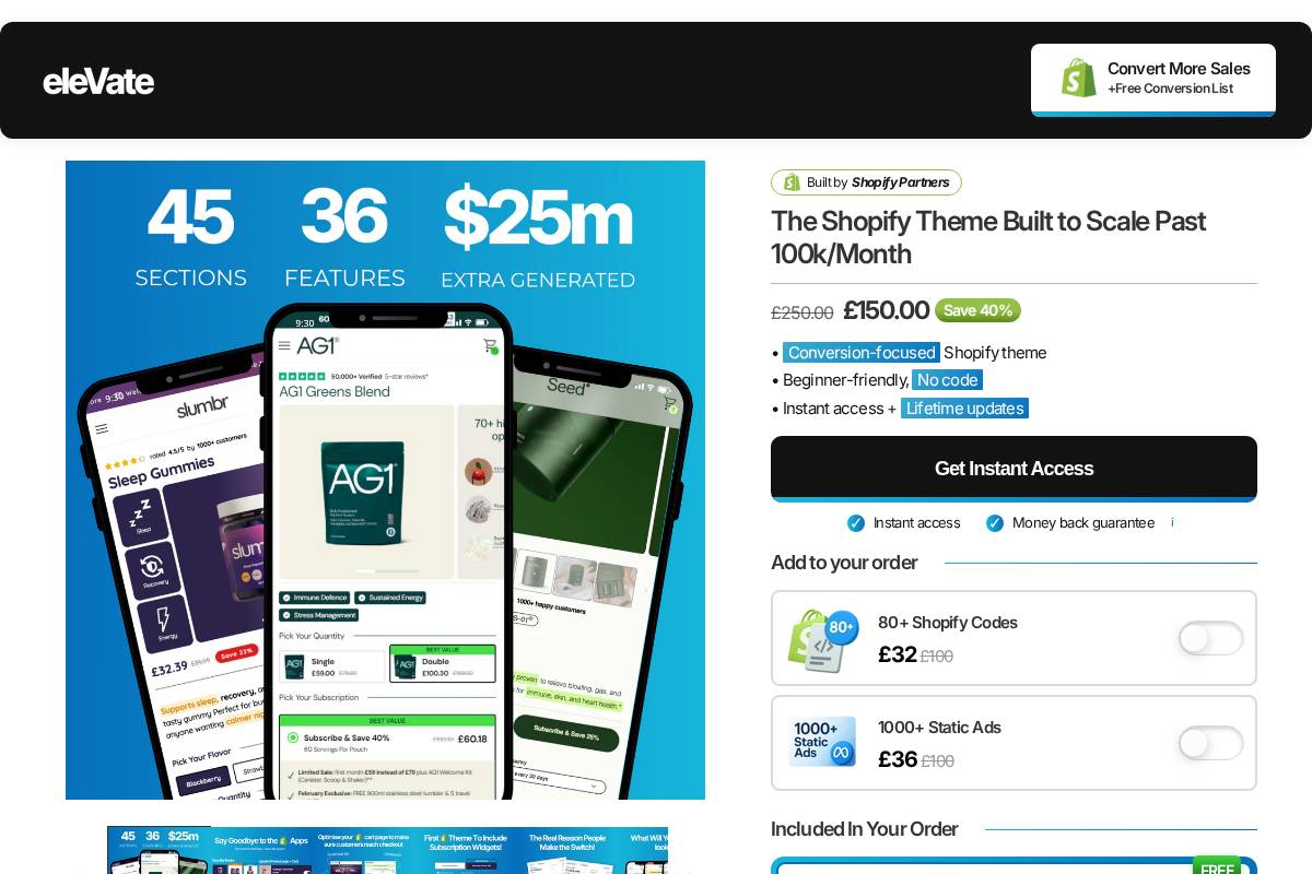 Ecomelevate homepage screenshot