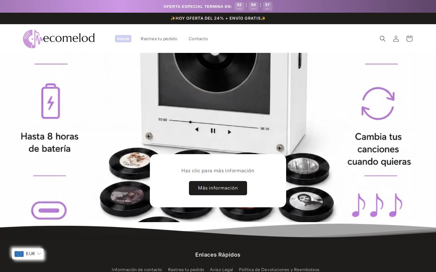 ecomelod.shop homepage screenshot