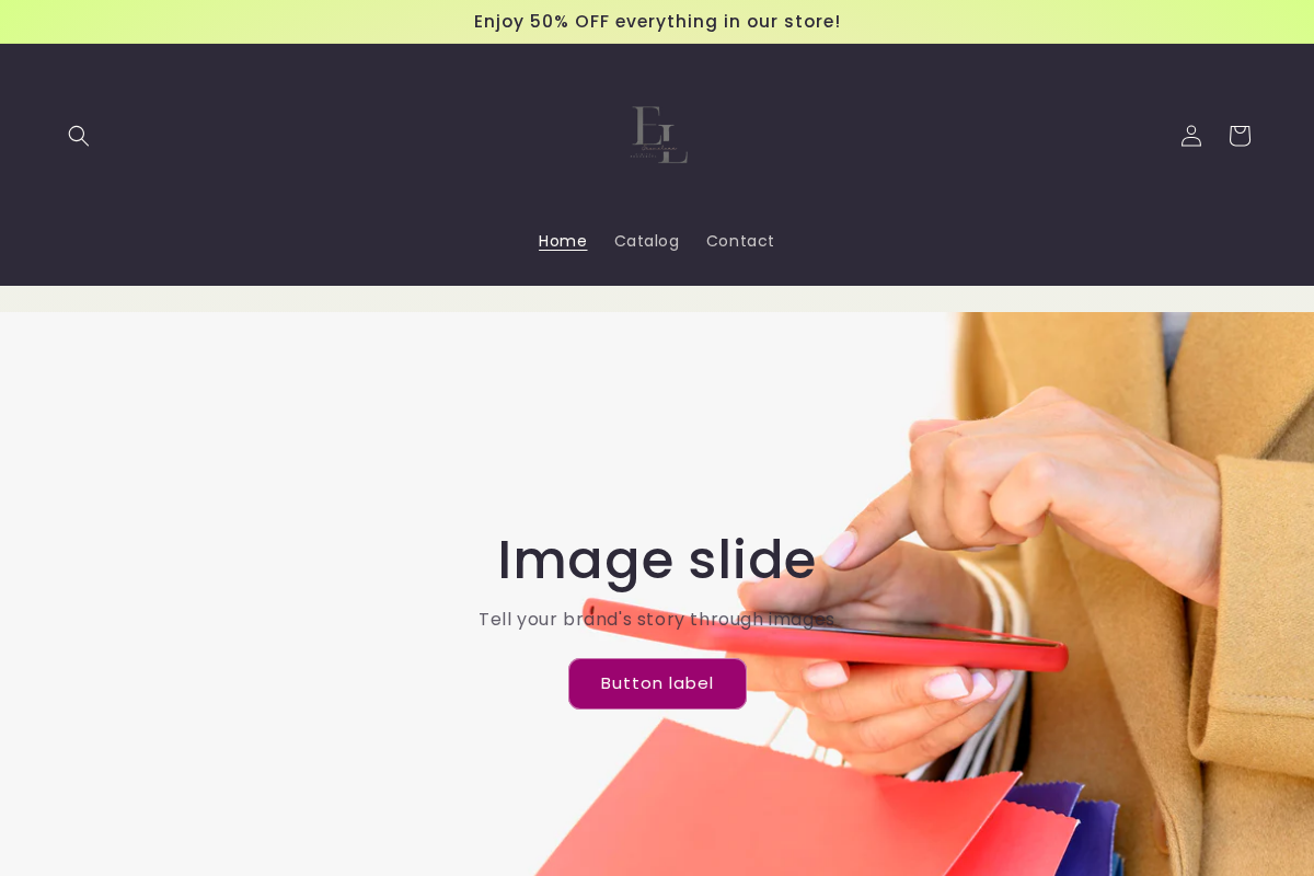 ecomiluxe homepage screenshot