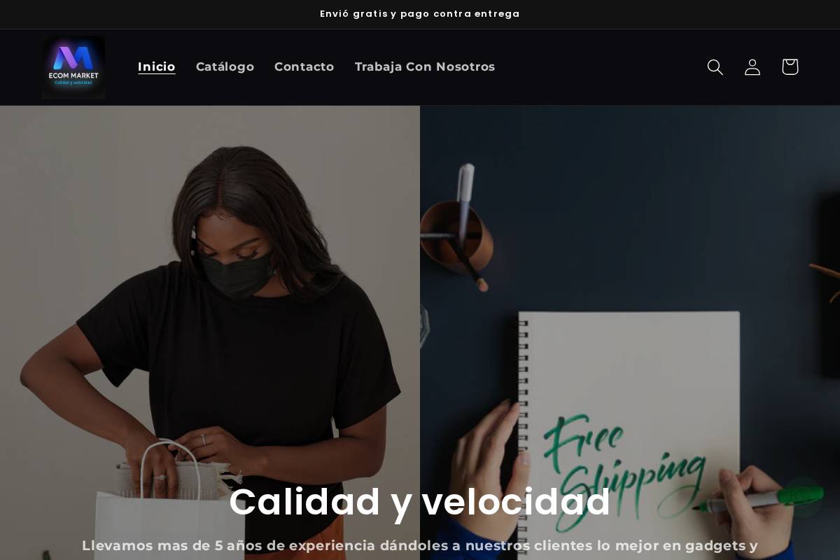 ecommarket.co homepage screenshot