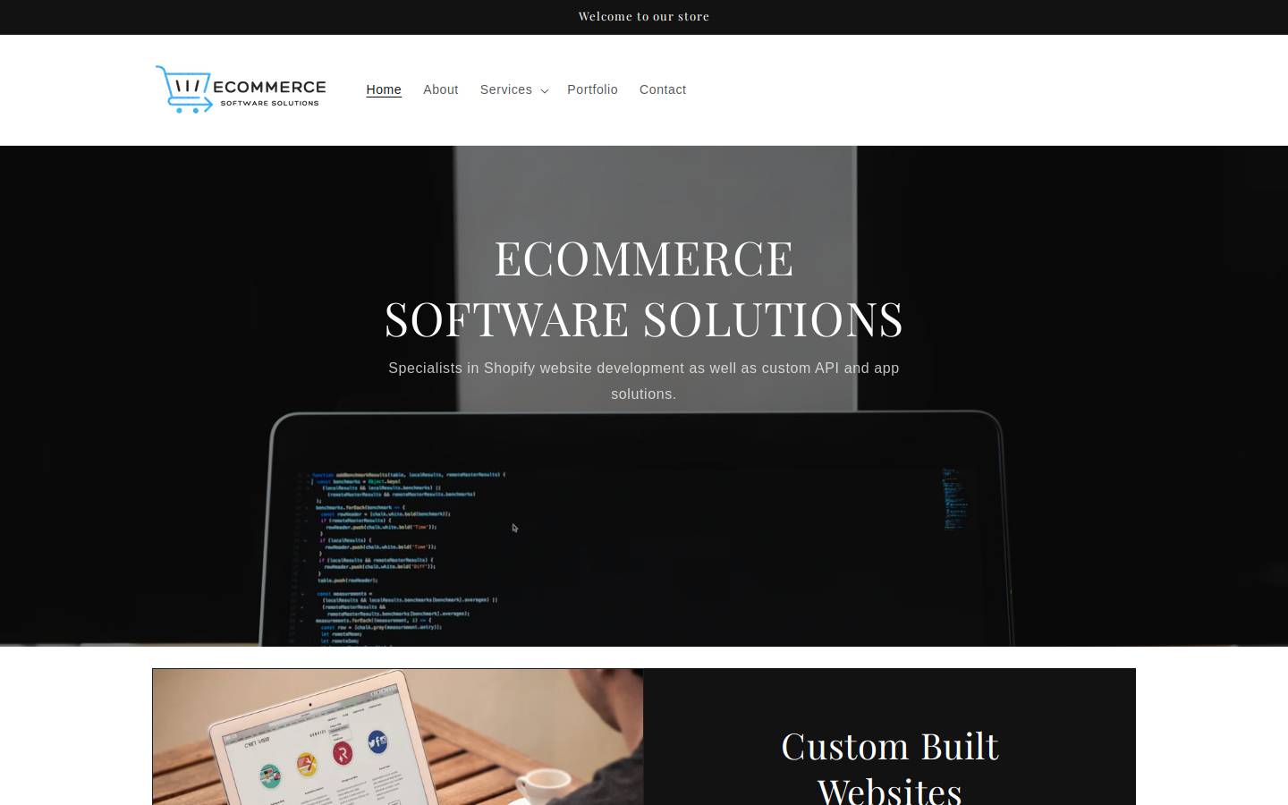 ecommercesoftwaresolutions.fr homepage screenshot