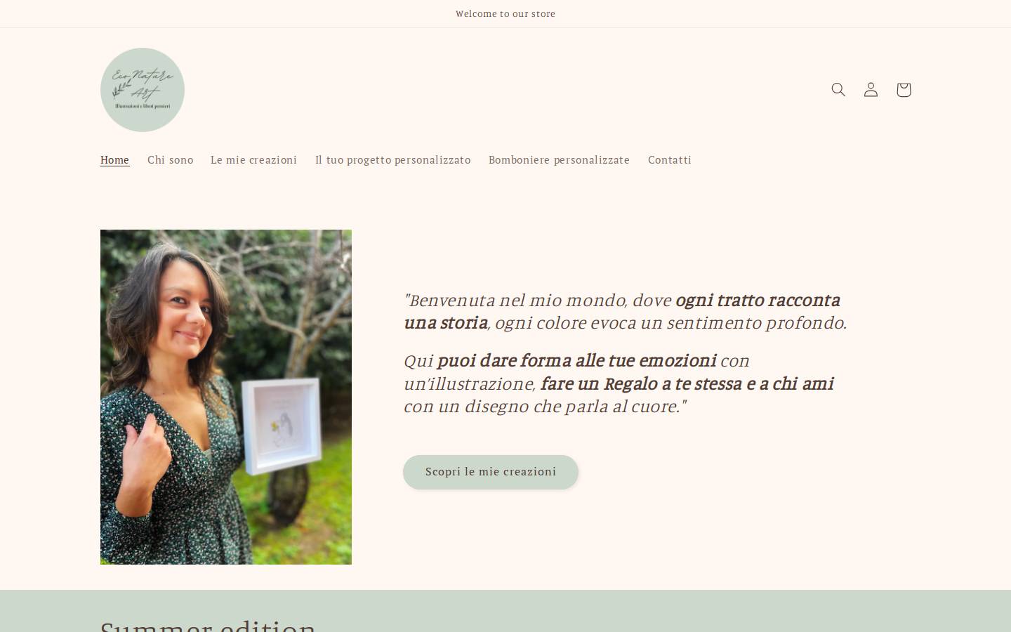 econatureart.com homepage screenshot