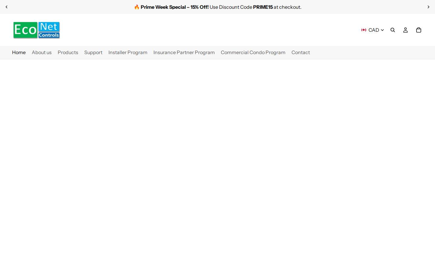 econetshop.com homepage screenshot
