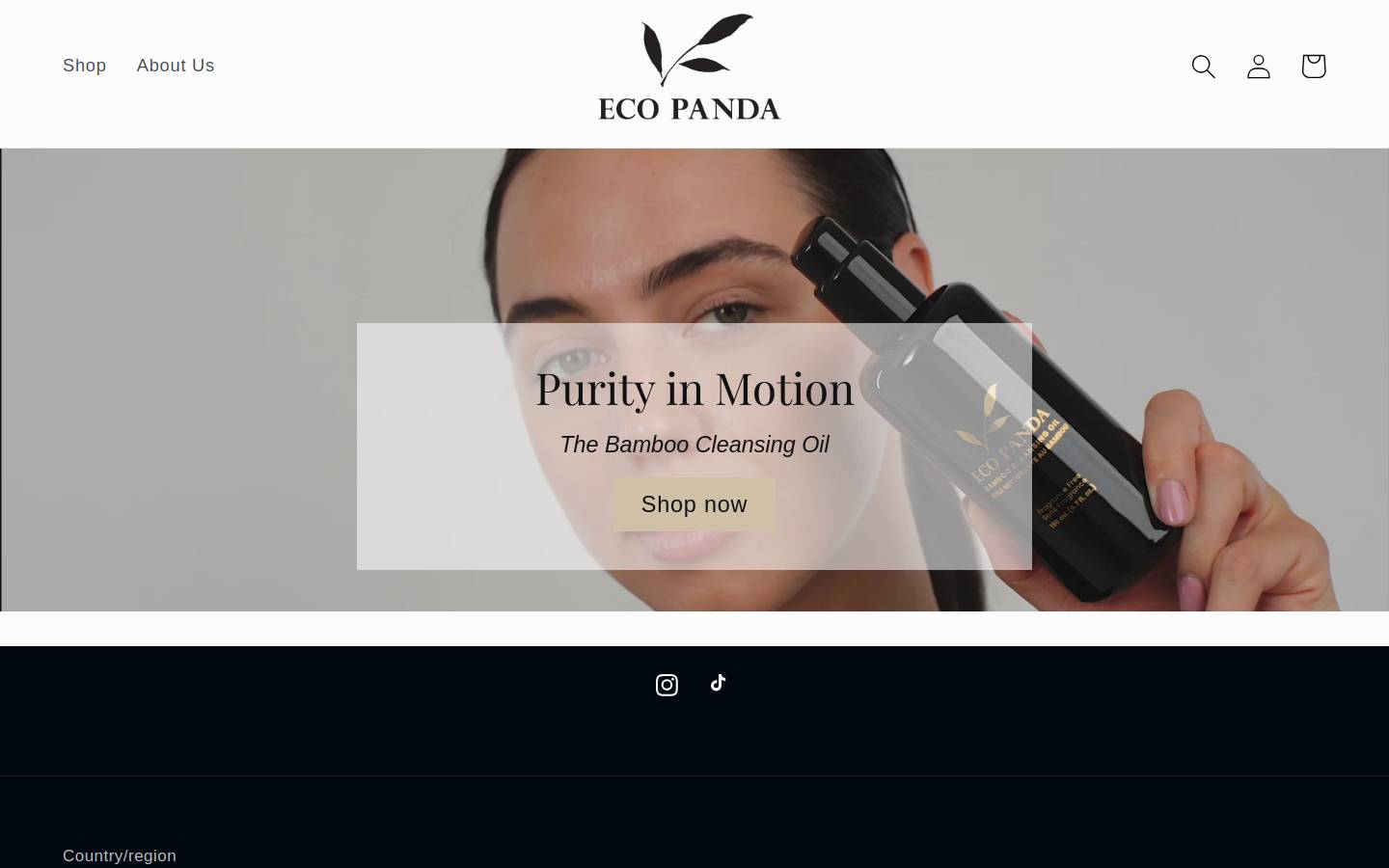 ecopanda.ca homepage screenshot