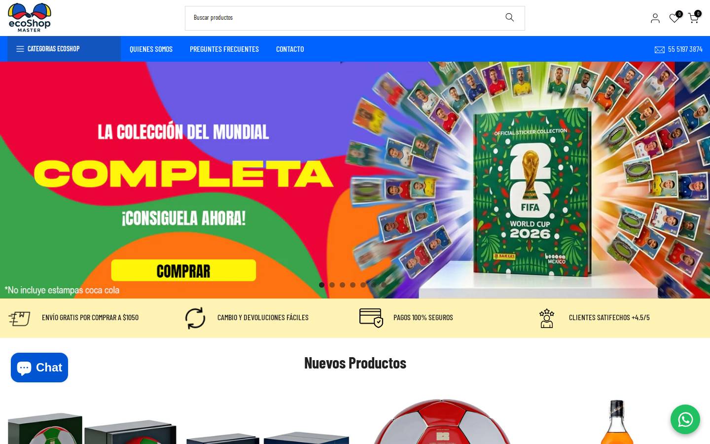 ecoshopmaster.com homepage screenshot