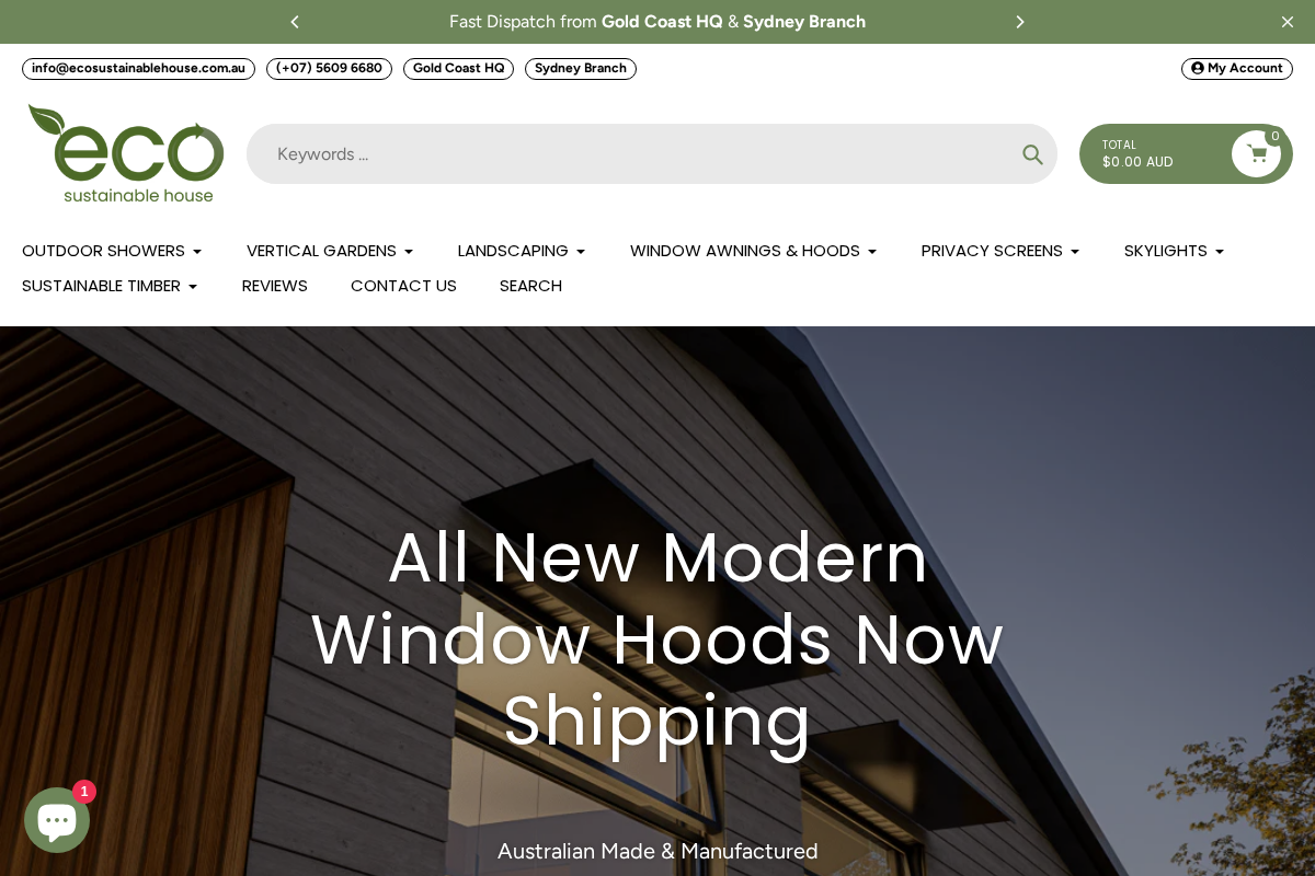 Eco Sustainable House homepage screenshot