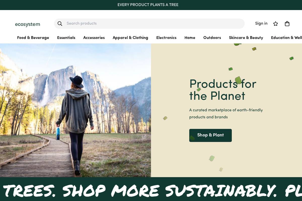 ecosystem.market homepage screenshot