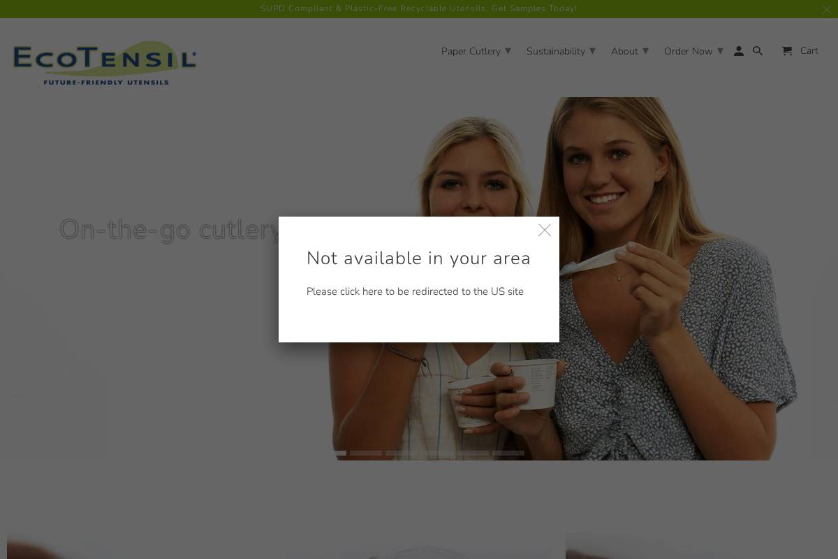 ecotensil.eu homepage screenshot